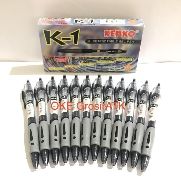 

Pulpen Kenko K1 Cetek / Pulpen Gel Kenko K1 [Lusin]