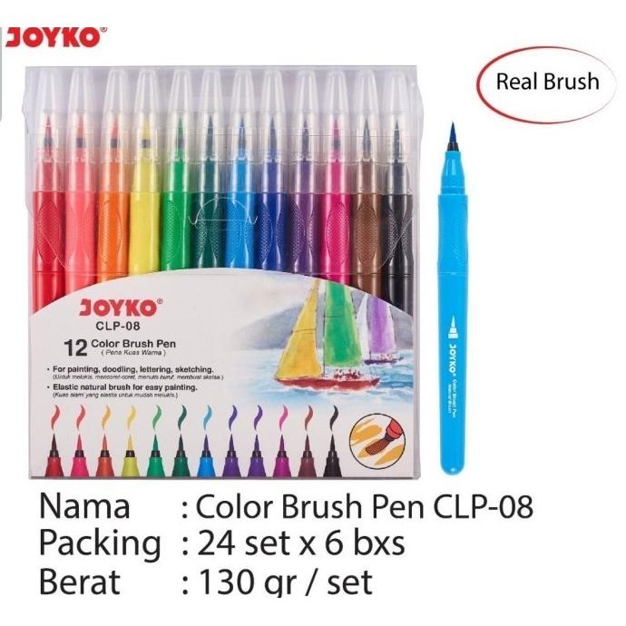 

Colour Brush Pen Joyko CLP-08
