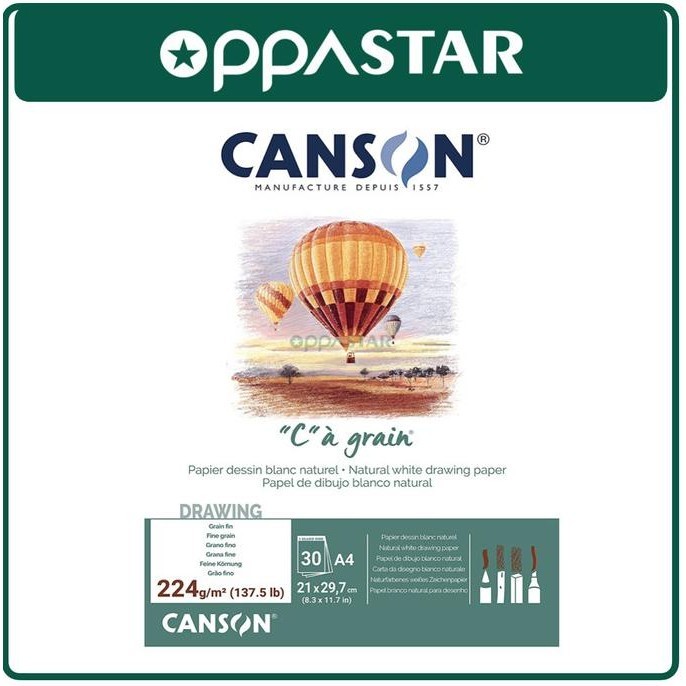 

Canson C A Grain A4 30 224 Kertas Drawing Watercolor 400060600