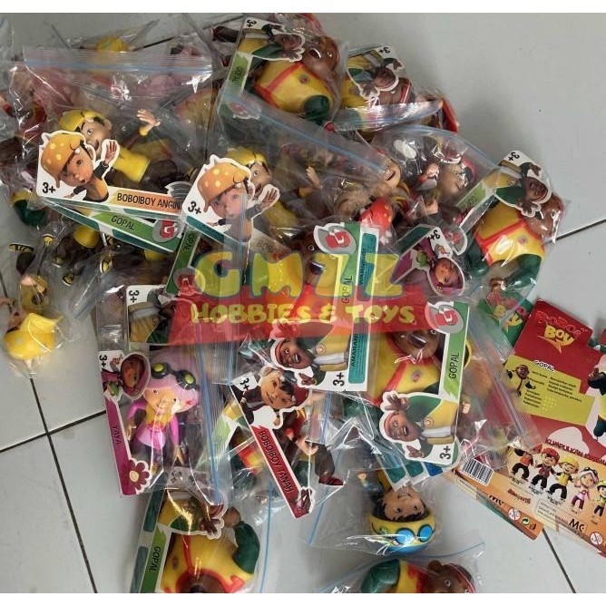 Action Figure Boboiboy Solar Boboiboy Halilintar Mainan Anak