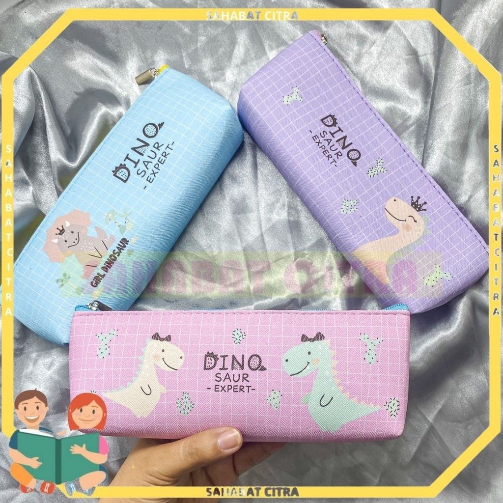 

KOTAK PENSIL KANVAS MOTIF DINO 铅笔包