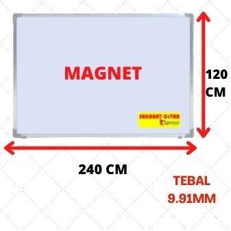 

PAPAN TULIS / WHITE BOARD GANTUNG MAGNET 240x120 SAKURA 白板