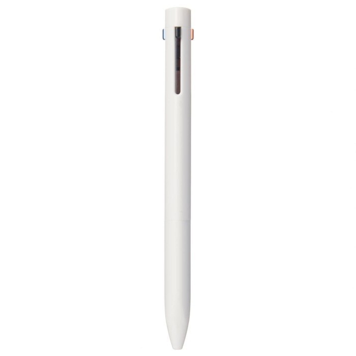 

TRIANGULAR 3 COLOUR BALLPOINT PEN / WHITE MUJI / PULPEN