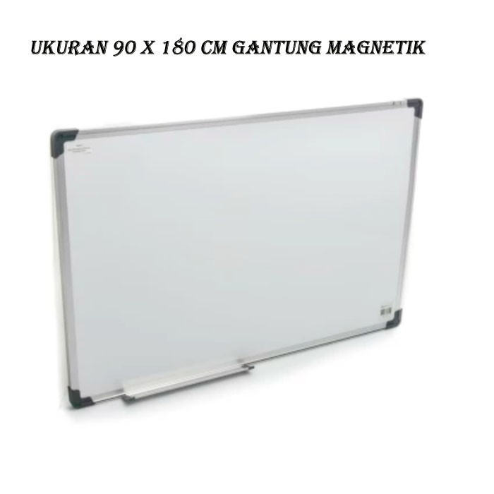

papan tulis / Whiteard Sakana magnetik uk 90 x180cm / 90x180 Gantung