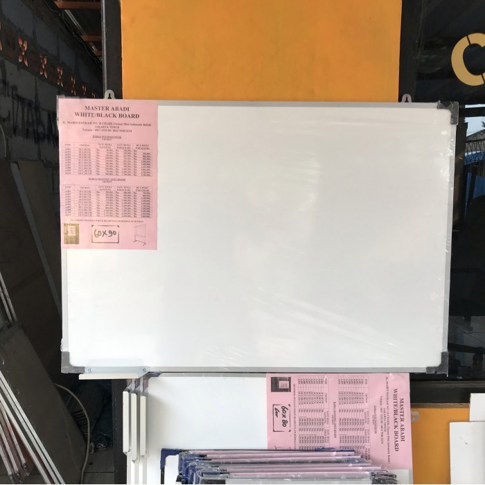 

Papan tulis putih / whiteard 60X90