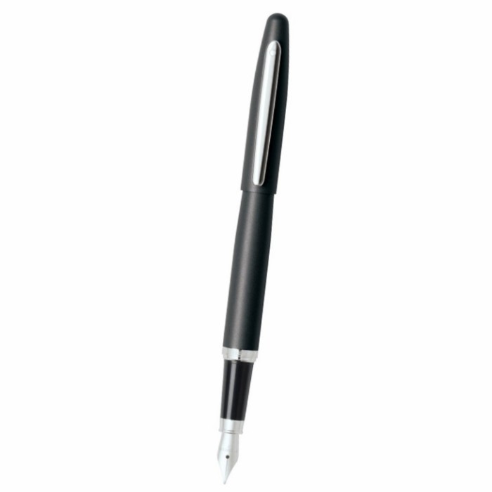 

Sheaffer VFM Matte Black Featuring Nickle Plate Trim Pen