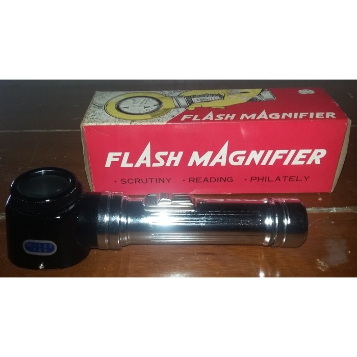 

Flash Magnifier M-100 10 X for Map Reading teli / Kaca Pembesar