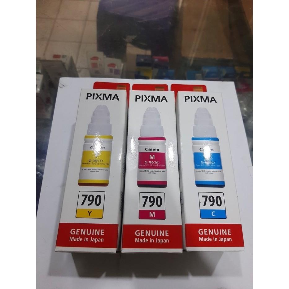 

Tinta GI-790 G1010 G2010 G3010 BLACK-COLOR BCMY Original 100%