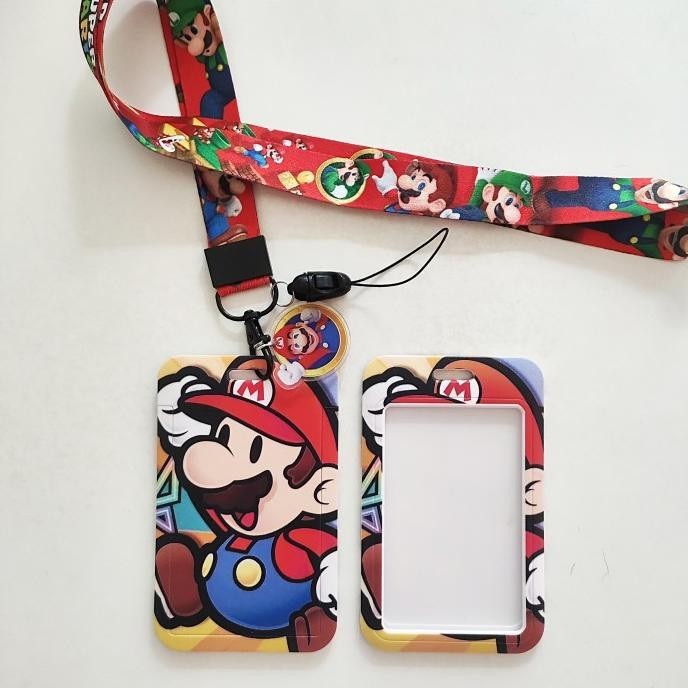 

ID Card Holder Name Tag Lanyard / Kalung Wadah Kartu Super Mario Bros