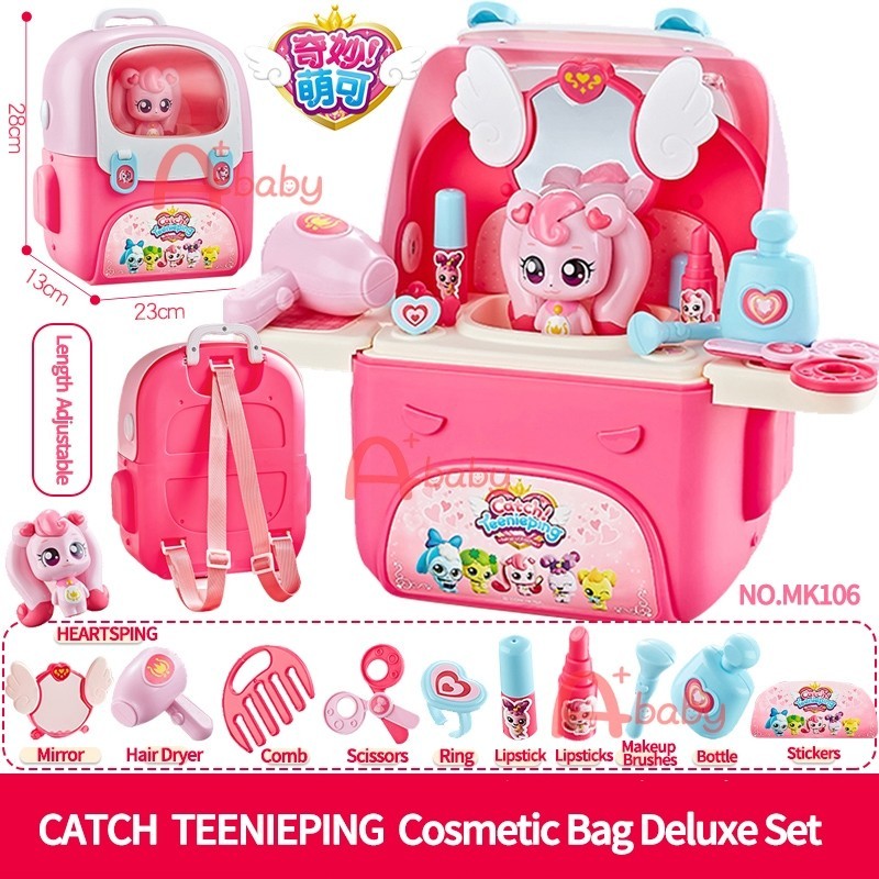 

Tangkap Tas Kosmetik Teeniepin Set Hadiah Mainan Anak Perempuan