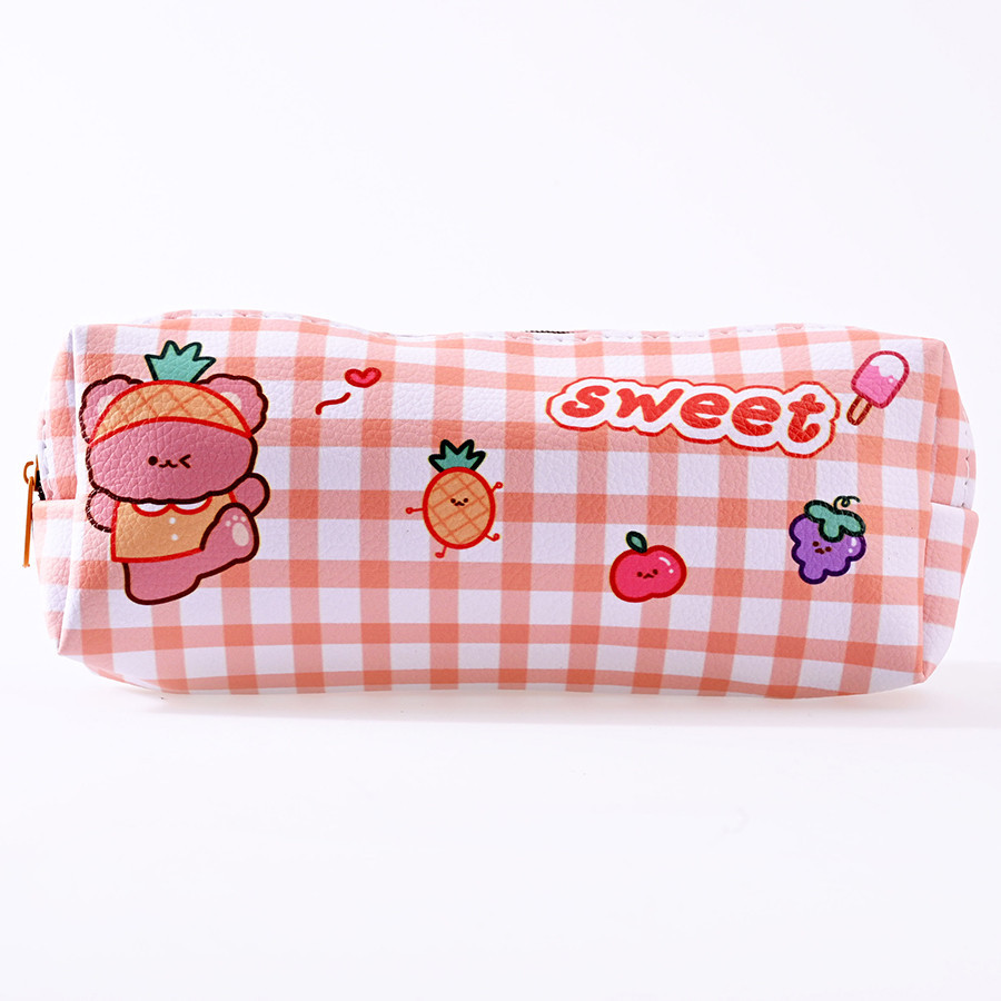 

Rambla - Bunny & Klin Kotak Pensil Anak Pen Case PU Leather Cute Bear