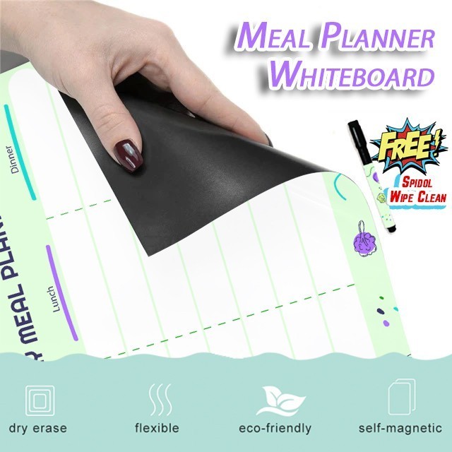 

Magnetic Planner Weekly Meal Notes Magetik Planner Magnet Kulkas