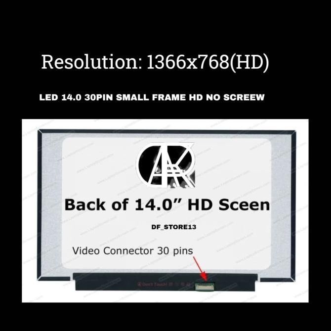 LED LCD LAPTOP Hp 14S CF2517TU HD HEMAT