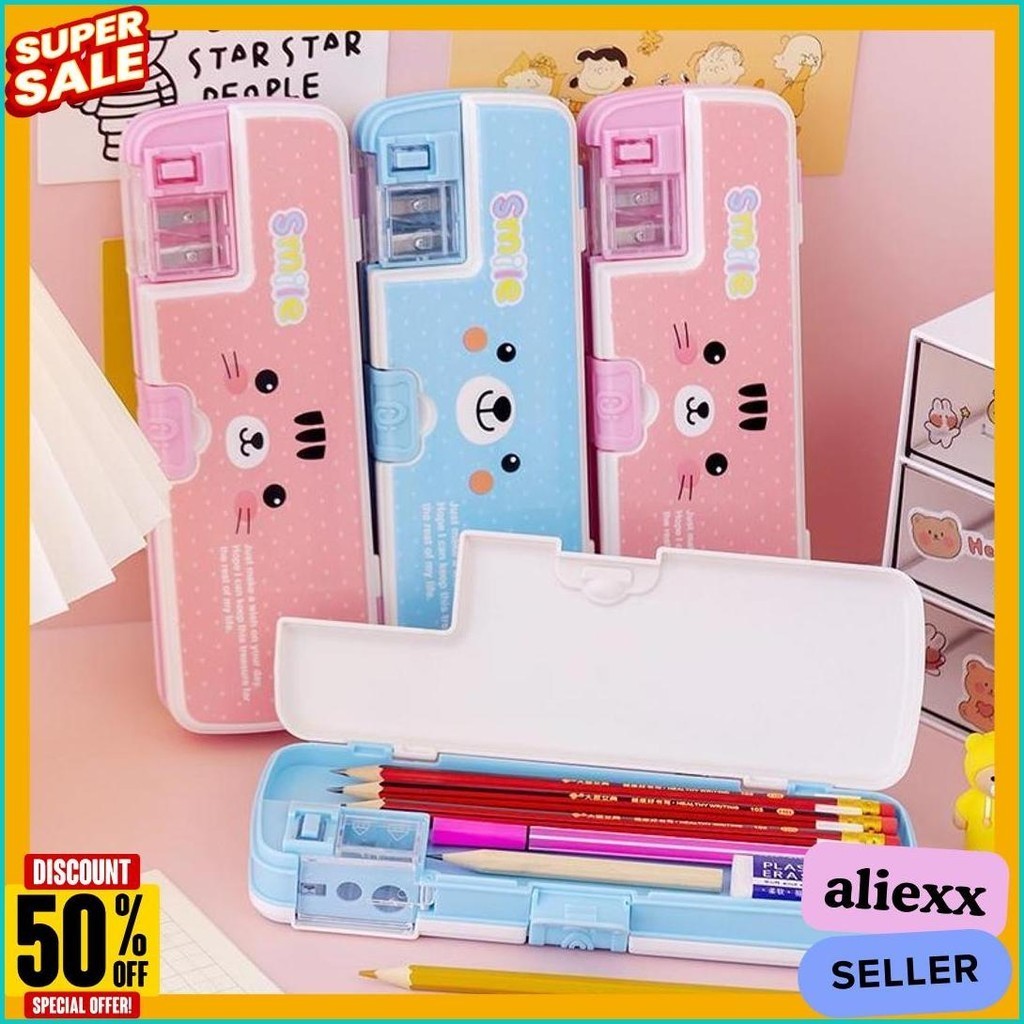 

Kotak Pensil Pencil Case Double-Layer Multifungsi Alat Tulis Sekolah Lucu Kapasitas Besar (Lagi Diskon)