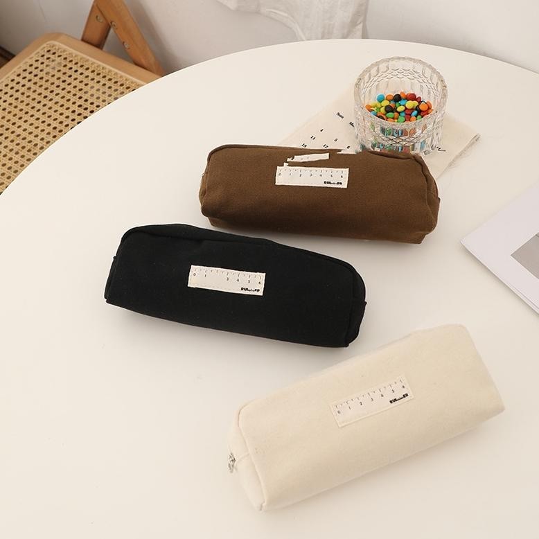 

Tokotab - Tempat Pensil Kain Aesthetic Simple Ruler Series Kanvas Pencase Korean Style Pencil Case (Lagi Rame)