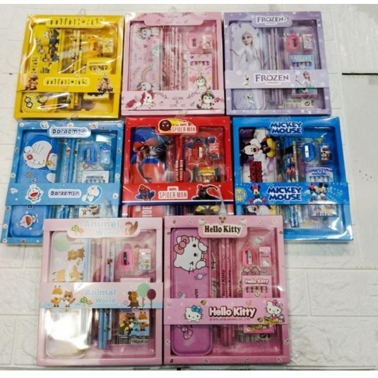 

Stationary Set 7In1 Kotak Pensil Anak Set Stationary Alat Tulis Kotak Pensil Set Karakter Astronot// Sea Animal (Lagi Rame)