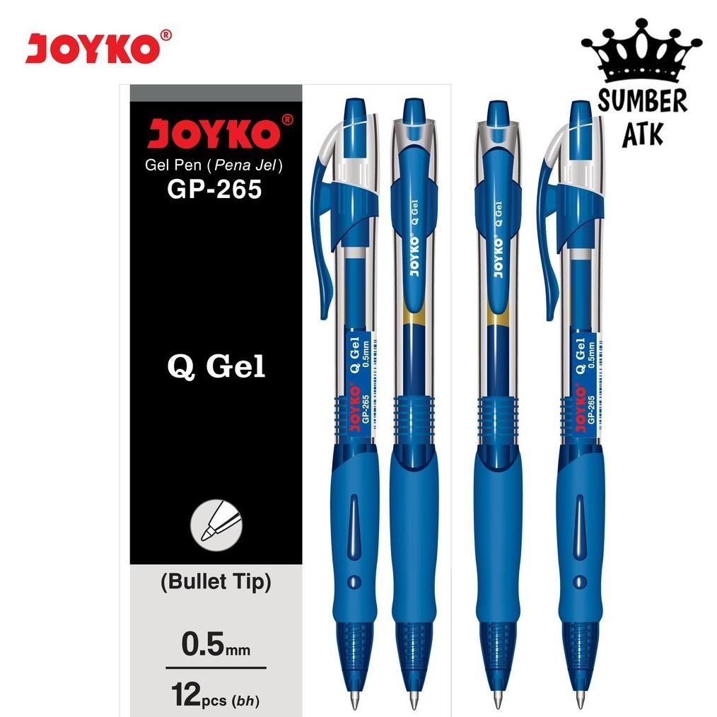 

Gel Pen Joyko Gp-265 Black / Blue / Red Q 1 Lusin / 1 Box / 12 Pcs Gel 0.5 Mm Pulpen Pena Mirip K-1 (Lagi Viral)