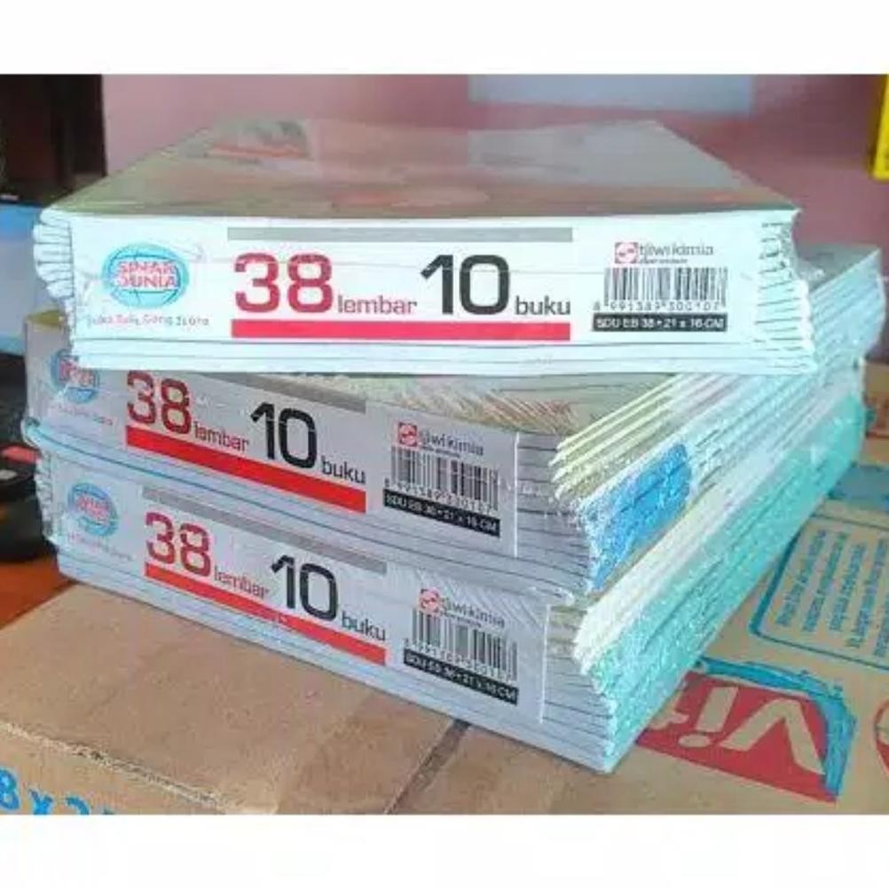 

Flashsale Buku Tulis Sinar Dunia / Sidu 38 Lembar X 10 Buku Termurah Sale