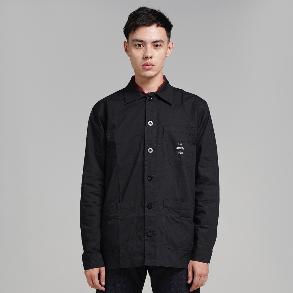 Lee Cooper Chore Jacket Black
