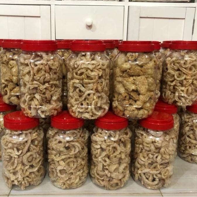 

Kerupuk Kulit babi spiral/ Cu jiu ca (Tanpa lemak) BS81