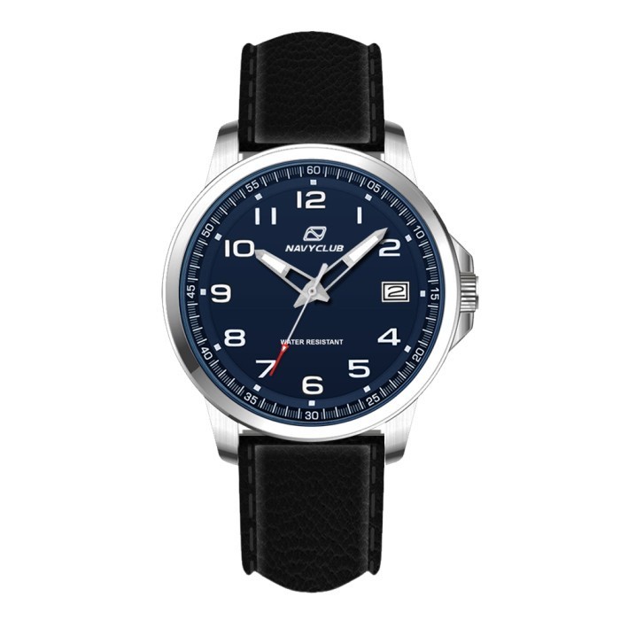 Navy Club Jam Tangan Pria Climate- Leather Strap