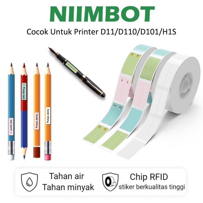 

Niimt D11/D110/D101/H1S Kertas Label Stiker Pen