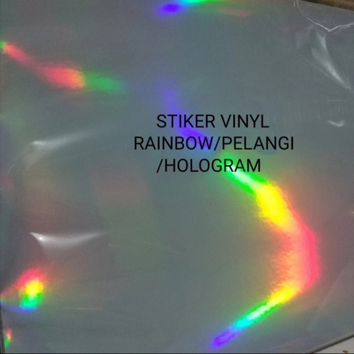 

sticker rainw inkjet A4 isi 20 lembar/stiker hologram pelangi INKJET