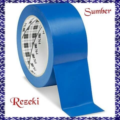 

3M Floor marking tape 764 Blue 2"in x 33M Lakban Lantai 764