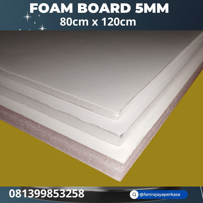 

Foamard 5mm Ukuran 80cm x 120cm