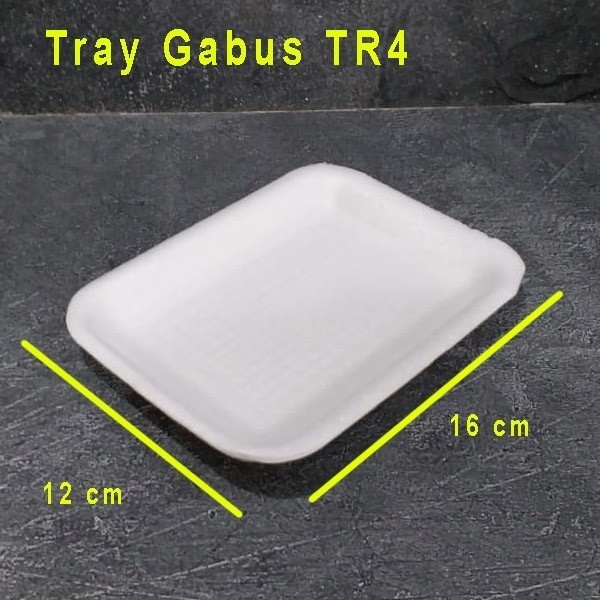 

Tray Gabus TR04/ 250 pc / Styrofoam / Stereofoam / Stirofoam TR4 TR 4