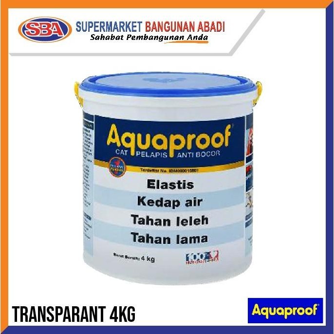[ Ek ] Aquaproof Transparan 4Kg  Ready