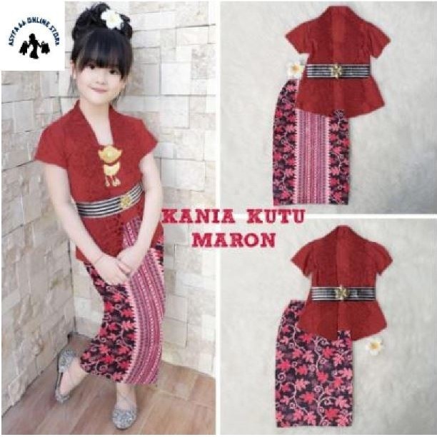 Kebaya Bali Anak Setelan Kebaya Bayi Balita Anak Perempuan Tk Sd Kutu