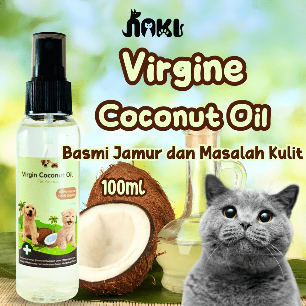 [GROSIR] VCO MURNI 100% MENGOBATI SCABIES JAMUR PADA KUCING | OBAT JAMUR SCABIES UNTUK KUCING ANJING