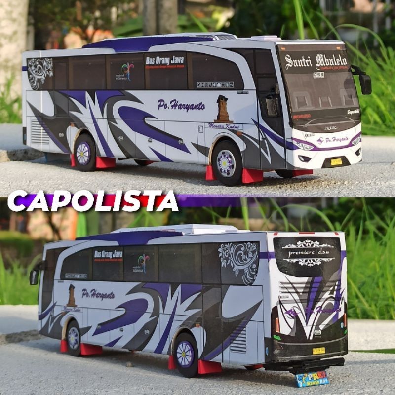 MINIATUR BUS SKALA 1:50 PO HARYANTO CAPOLISTA