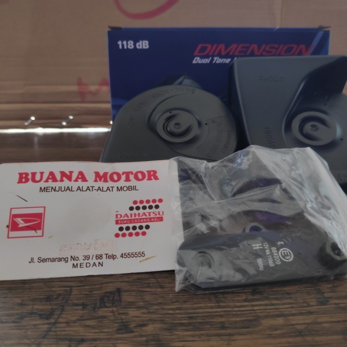 Klakson Keong Klakson Mobil Dimension 118Db