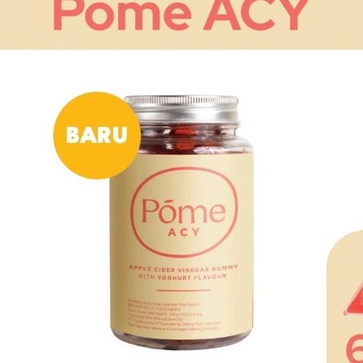 

Pome Acy 1 Botol Isi 60 Gummy Cider Vinegar Rasa Yogurt Yoghurt
