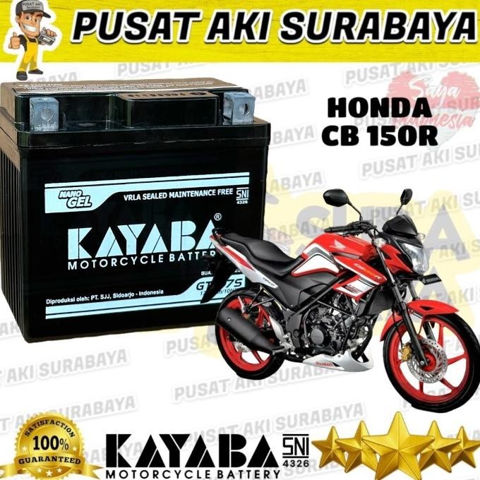 TERBARU - ASLI PRODUK AKI KERING KAYABA GTZ7S MOTOR CB 150 R VARIO 125 VARIO 150