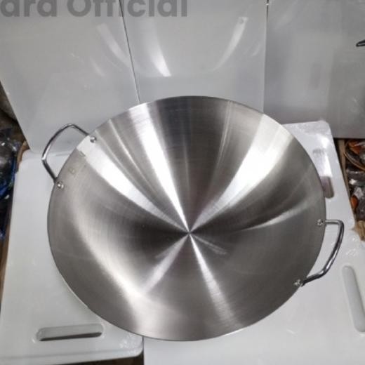 Kuali Stainless Steel 304 Wajan Wok Anti Lengket