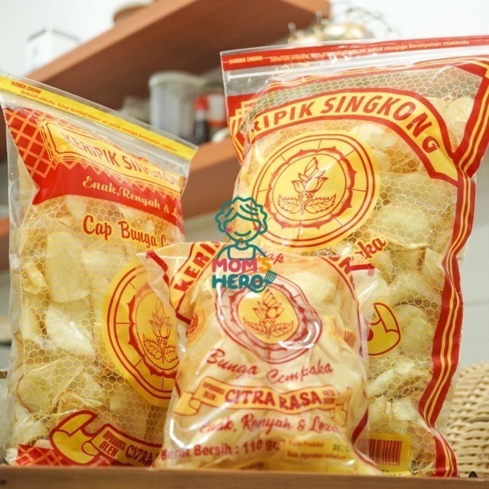 

TERBATAS Keripik Singkong Cap Bunga Cempaka (Original)