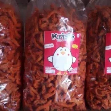 

HEMAT keripik usus balado, ekstra pedas kemasan 1 kg rasa enak gurih