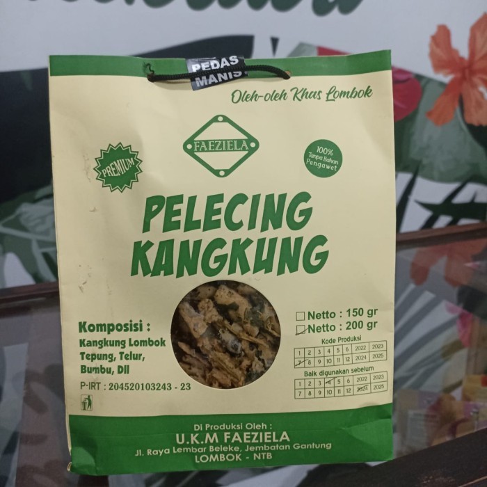 

BERGARANSI Kripik Plecing Kangkung 200gr