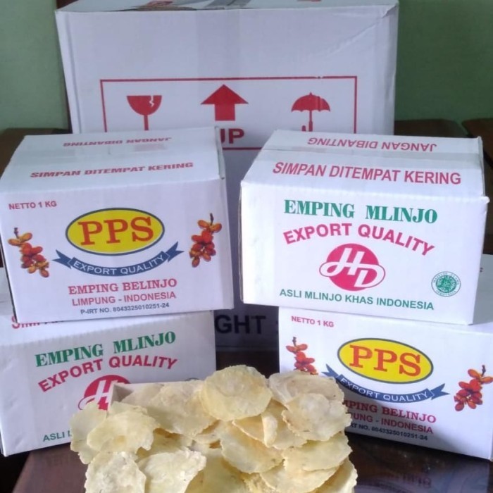 

TERPERCAYA Emping Melinjo mentah 1kg qualitas Export
