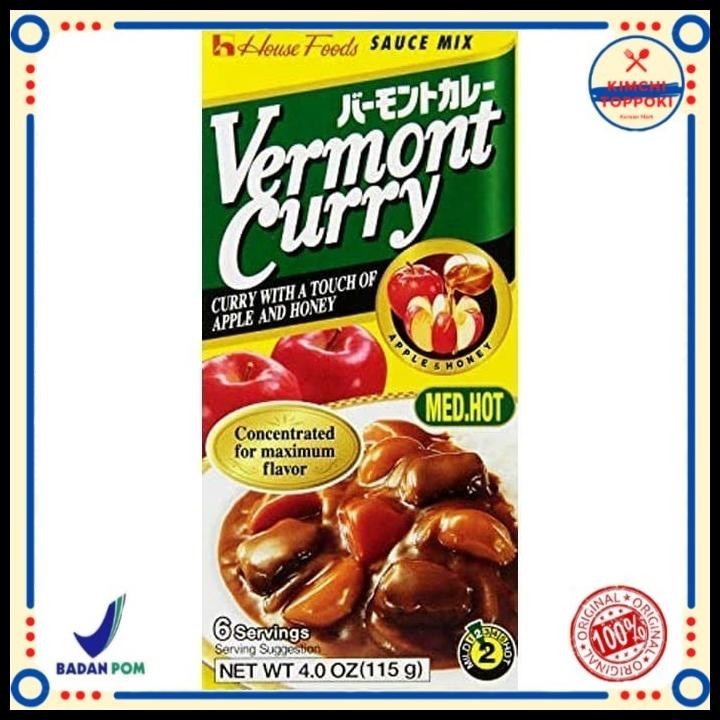 

House Vermont Curry Med.Hot (Chukara) 115 Gr