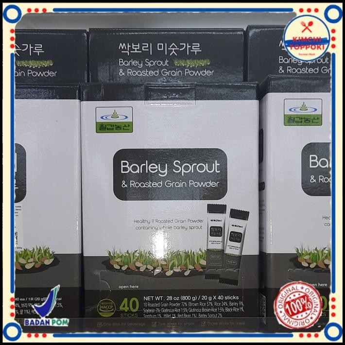 

Chilkab Barley Sprout & Roasted Grain Powder Korea 800G 40 Pcs