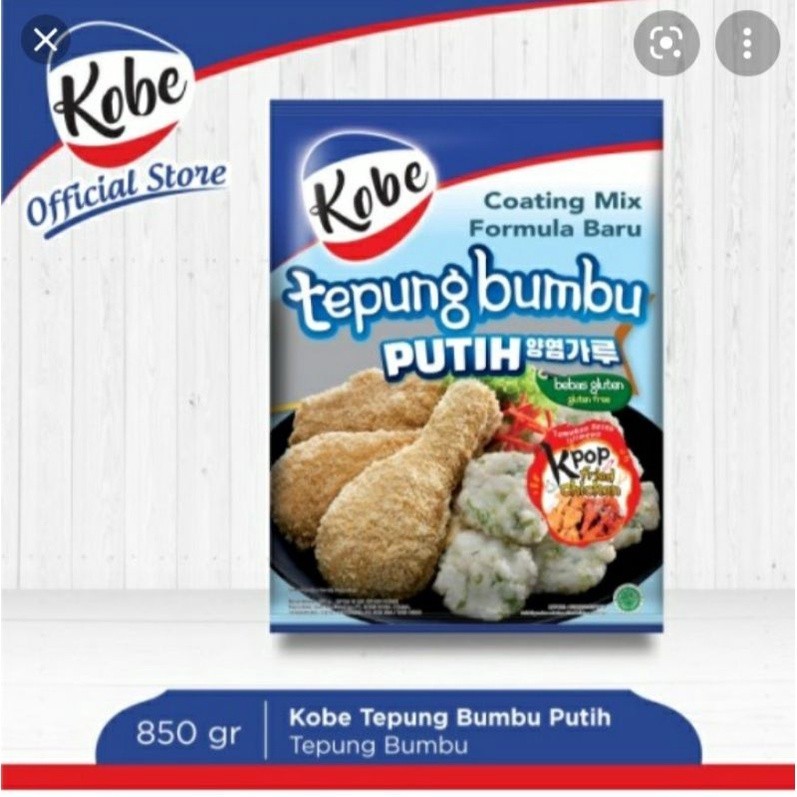 

Tepung kobe putih 850gr