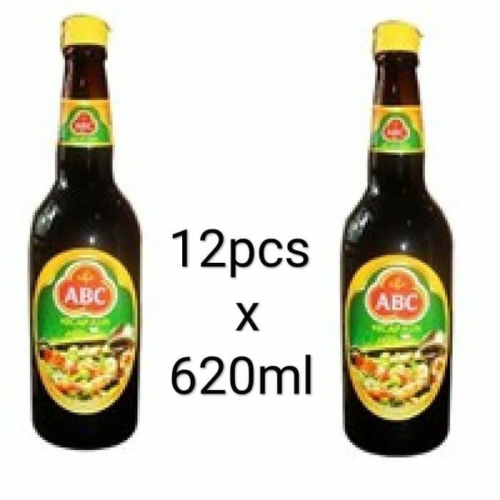 Kecap asin abc 600ml per dus isi 12 BOTOL via gojek