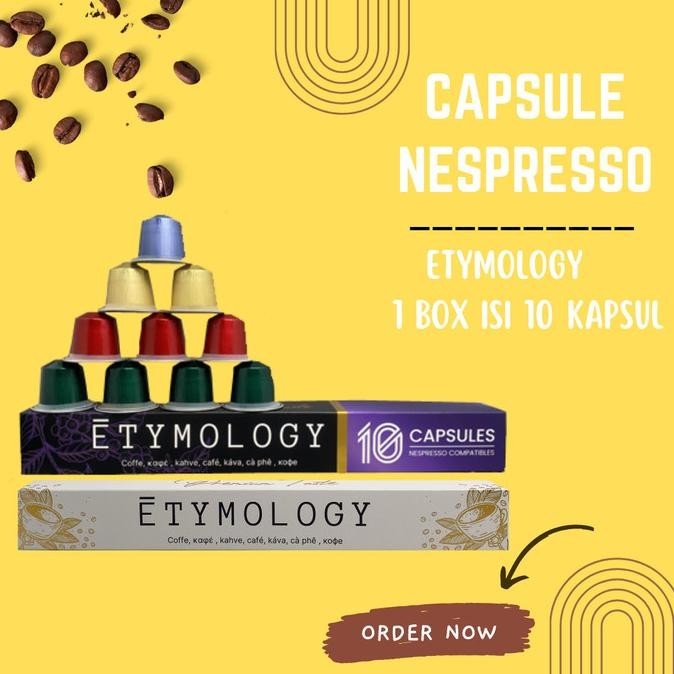 

Kapsul Kopi Nespresso Etymology Coffee Capsule 100% Robusta