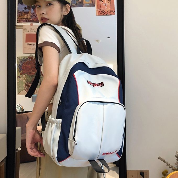 Tas Punggung Bepergian Olahraga Santai Wanita, Tas Komputer Ransel Sekolah