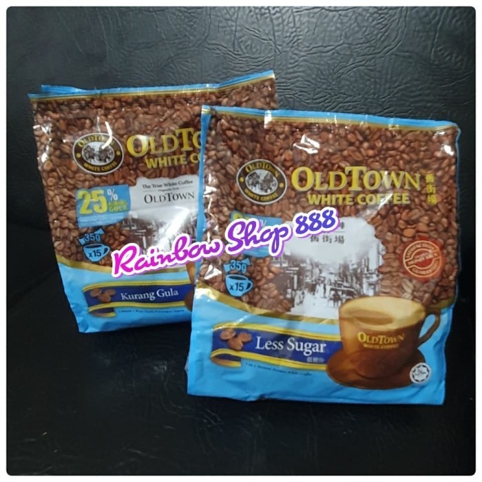 

Old Town White Coffee Less Sugar Kopi Malaysia