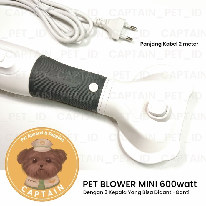 Pet Blower 600 Watt Pengering Bulu Mandi Grooming Anjing Kucing